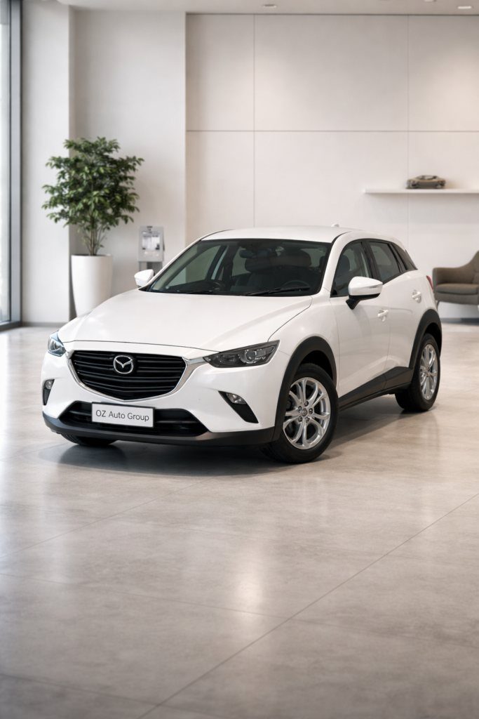 2021 Mazda CX-3 CX-3 (facelift 2018) Wagon Petrol Automatic white for sale at OZ Auto Group image 1