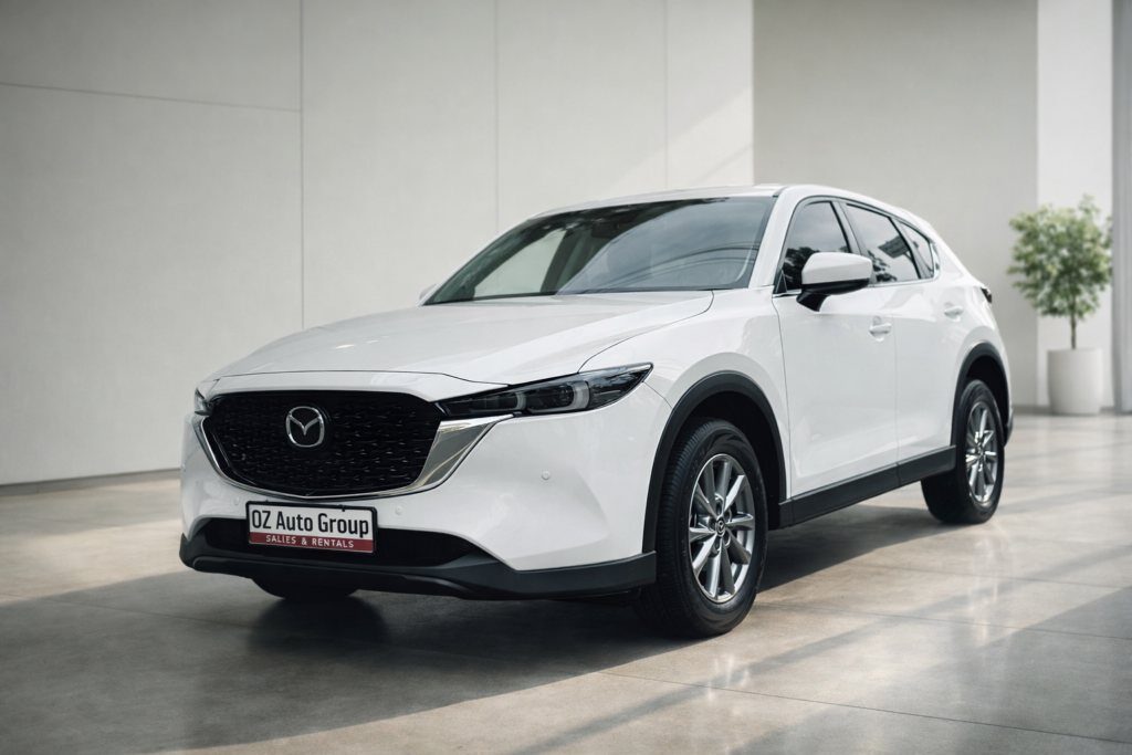 2022 Mazda CX-5 Wagon Petrol Automatic white for sale at OZ Auto Group image 1